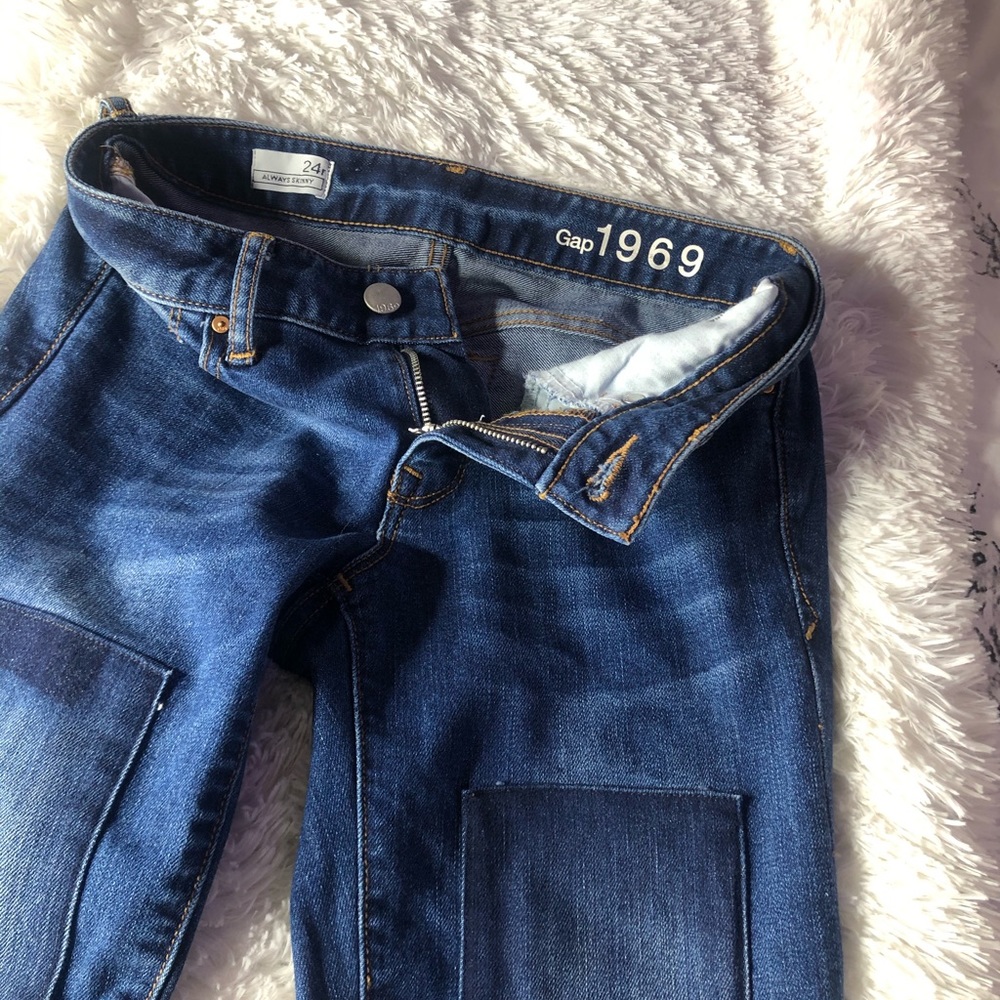Gap Skinny Patchwork Denim - image 1